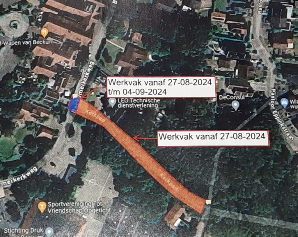 Kerkpad afgesloten | Beckum